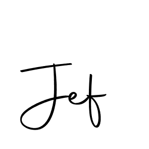 How to make Jef signature? Autography-DOLnW is a professional autograph style. Create handwritten signature for Jef name. Jef signature style 10 images and pictures png