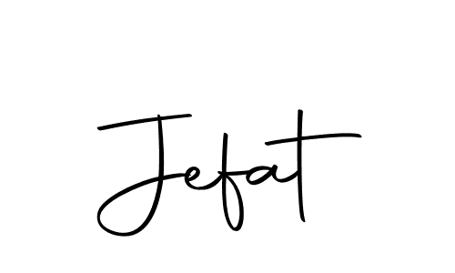 Jefat stylish signature style. Best Handwritten Sign (Autography-DOLnW) for my name. Handwritten Signature Collection Ideas for my name Jefat. Jefat signature style 10 images and pictures png
