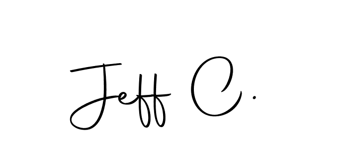 Design your own signature with our free online signature maker. With this signature software, you can create a handwritten (Autography-DOLnW) signature for name Jeff C.. Jeff C. signature style 10 images and pictures png