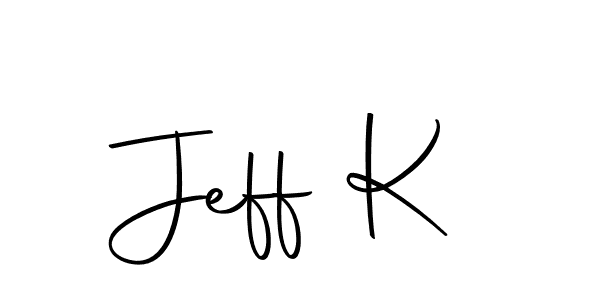 Make a beautiful signature design for name Jeff K. Use this online signature maker to create a handwritten signature for free. Jeff K signature style 10 images and pictures png