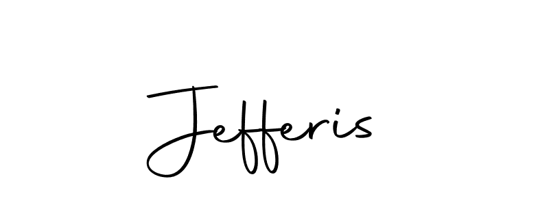 Create a beautiful signature design for name Jefferis. With this signature (Autography-DOLnW) fonts, you can make a handwritten signature for free. Jefferis signature style 10 images and pictures png