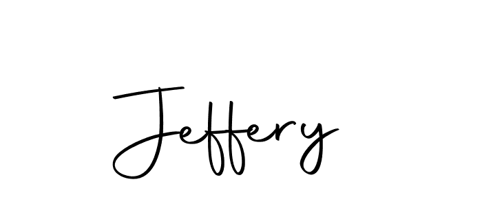 Use a signature maker to create a handwritten signature online. With this signature software, you can design (Autography-DOLnW) your own signature for name Jeffery. Jeffery signature style 10 images and pictures png