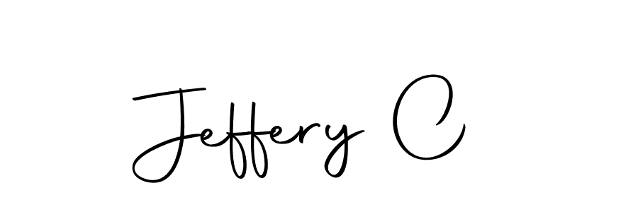 How to make Jeffery C name signature. Use Autography-DOLnW style for creating short signs online. This is the latest handwritten sign. Jeffery C signature style 10 images and pictures png