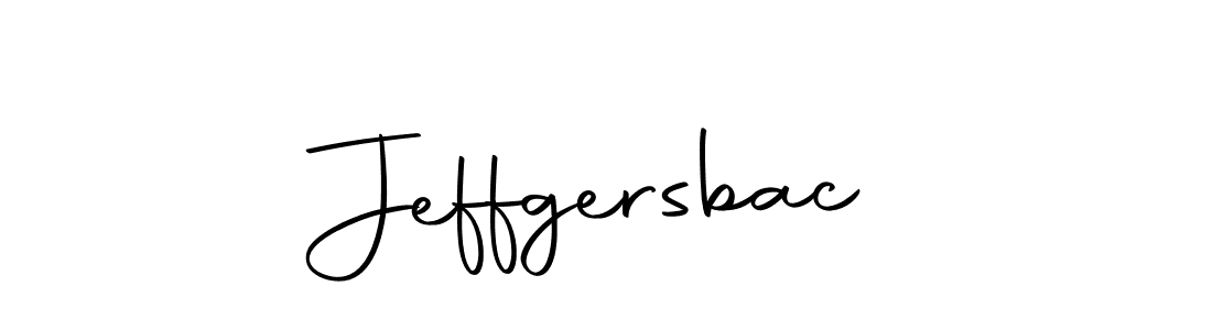 Make a beautiful signature design for name Jeffgersbac. With this signature (Autography-DOLnW) style, you can create a handwritten signature for free. Jeffgersbac signature style 10 images and pictures png