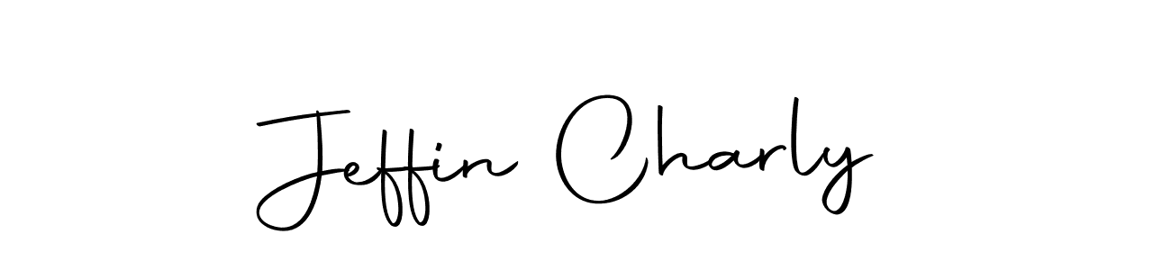 Use a signature maker to create a handwritten signature online. With this signature software, you can design (Autography-DOLnW) your own signature for name Jeffin Charly. Jeffin Charly signature style 10 images and pictures png