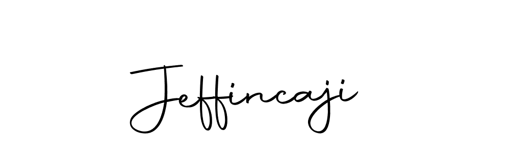 You should practise on your own different ways (Autography-DOLnW) to write your name (Jeffincaji) in signature. don't let someone else do it for you. Jeffincaji signature style 10 images and pictures png