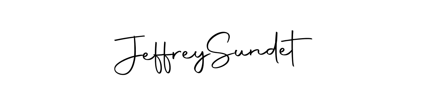 How to make Jeffrey  Sundet signature? Autography-DOLnW is a professional autograph style. Create handwritten signature for Jeffrey  Sundet name. Jeffrey  Sundet signature style 10 images and pictures png