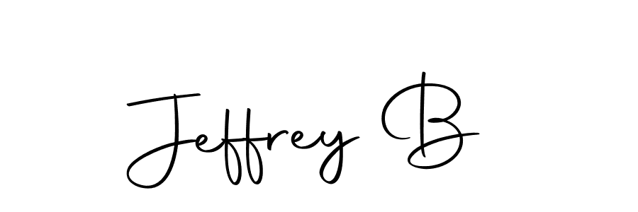 It looks lik you need a new signature style for name Jeffrey B. Design unique handwritten (Autography-DOLnW) signature with our free signature maker in just a few clicks. Jeffrey B signature style 10 images and pictures png