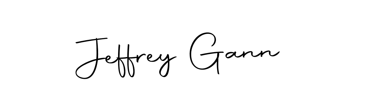 Make a beautiful signature design for name Jeffrey Gann. With this signature (Autography-DOLnW) style, you can create a handwritten signature for free. Jeffrey Gann signature style 10 images and pictures png