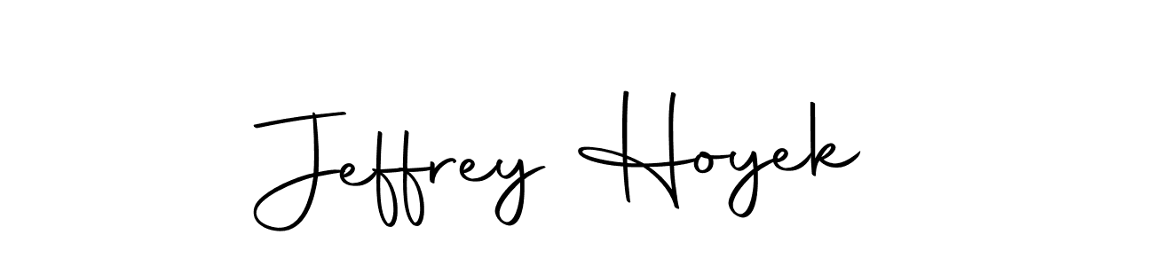 Use a signature maker to create a handwritten signature online. With this signature software, you can design (Autography-DOLnW) your own signature for name Jeffrey Hoyek. Jeffrey Hoyek signature style 10 images and pictures png