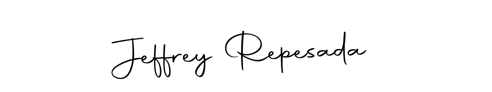 The best way (Autography-DOLnW) to make a short signature is to pick only two or three words in your name. The name Jeffrey Repesada include a total of six letters. For converting this name. Jeffrey Repesada signature style 10 images and pictures png