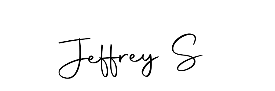 Use a signature maker to create a handwritten signature online. With this signature software, you can design (Autography-DOLnW) your own signature for name Jeffrey S. Jeffrey S signature style 10 images and pictures png