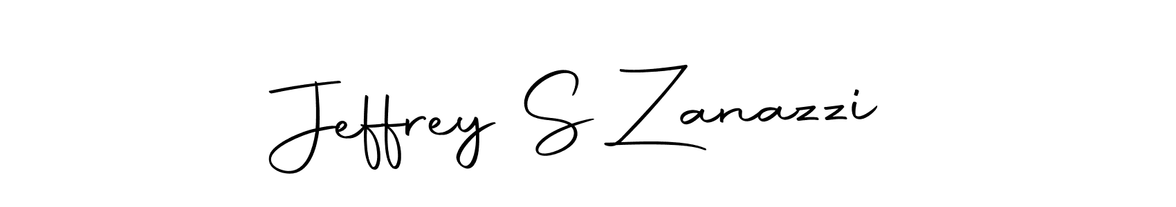 Make a short Jeffrey S Zanazzi signature style. Manage your documents anywhere anytime using Autography-DOLnW. Create and add eSignatures, submit forms, share and send files easily. Jeffrey S Zanazzi signature style 10 images and pictures png