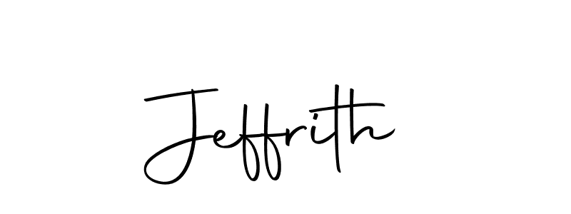 How to make Jeffrith signature? Autography-DOLnW is a professional autograph style. Create handwritten signature for Jeffrith name. Jeffrith signature style 10 images and pictures png