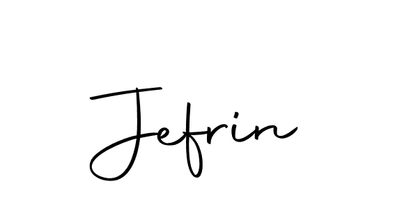 How to make Jefrin name signature. Use Autography-DOLnW style for creating short signs online. This is the latest handwritten sign. Jefrin signature style 10 images and pictures png
