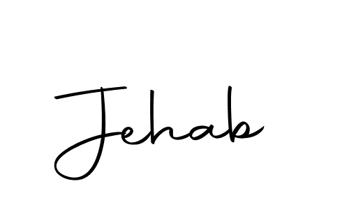 Use a signature maker to create a handwritten signature online. With this signature software, you can design (Autography-DOLnW) your own signature for name Jehab. Jehab signature style 10 images and pictures png