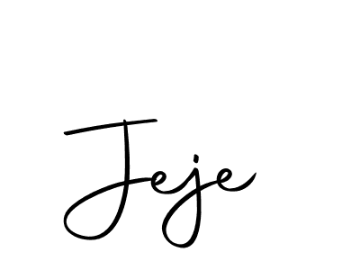 Make a beautiful signature design for name Jeje. With this signature (Autography-DOLnW) style, you can create a handwritten signature for free. Jeje signature style 10 images and pictures png