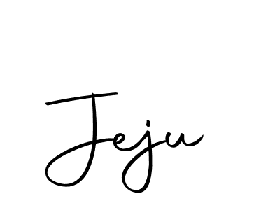 Design your own signature with our free online signature maker. With this signature software, you can create a handwritten (Autography-DOLnW) signature for name Jeju. Jeju signature style 10 images and pictures png