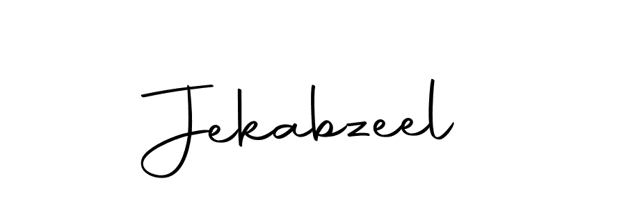How to make Jekabzeel name signature. Use Autography-DOLnW style for creating short signs online. This is the latest handwritten sign. Jekabzeel signature style 10 images and pictures png