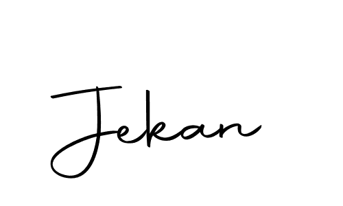 Create a beautiful signature design for name Jekan. With this signature (Autography-DOLnW) fonts, you can make a handwritten signature for free. Jekan signature style 10 images and pictures png