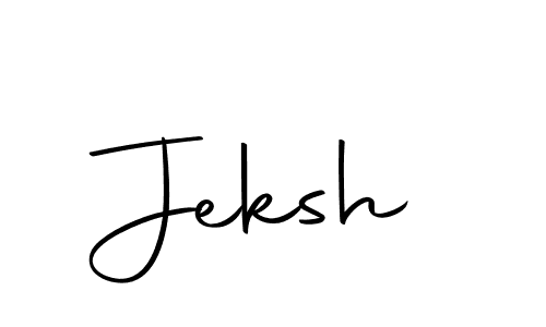 Create a beautiful signature design for name Jeksh. With this signature (Autography-DOLnW) fonts, you can make a handwritten signature for free. Jeksh signature style 10 images and pictures png