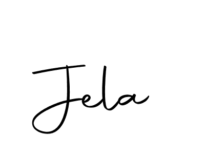 How to make Jela signature? Autography-DOLnW is a professional autograph style. Create handwritten signature for Jela name. Jela signature style 10 images and pictures png