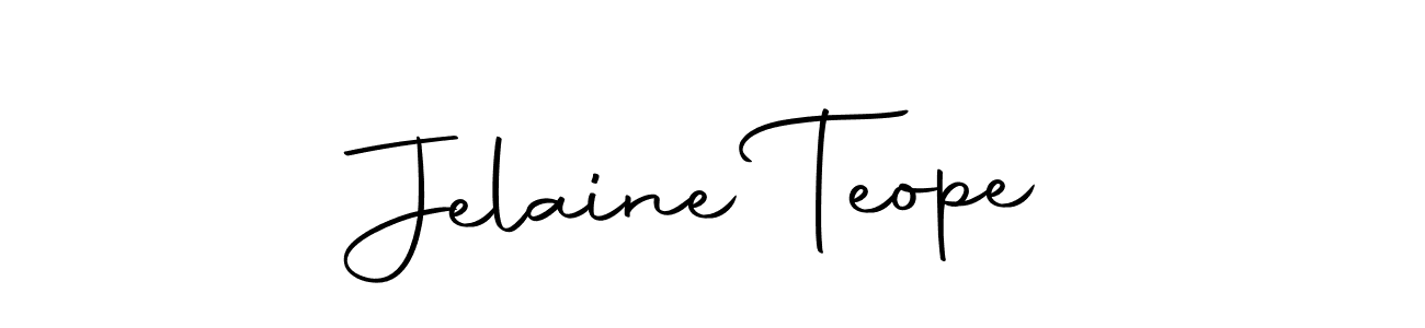 Make a short Jelaine Teope signature style. Manage your documents anywhere anytime using Autography-DOLnW. Create and add eSignatures, submit forms, share and send files easily. Jelaine Teope signature style 10 images and pictures png