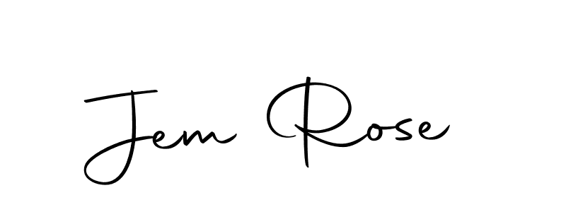 Jem Rose stylish signature style. Best Handwritten Sign (Autography-DOLnW) for my name. Handwritten Signature Collection Ideas for my name Jem Rose. Jem Rose signature style 10 images and pictures png