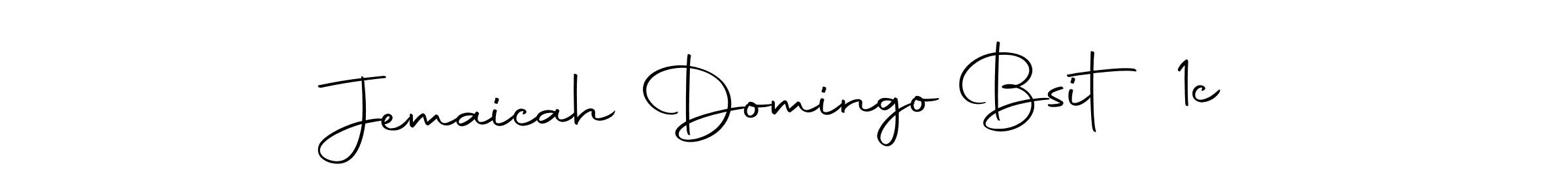 How to make Jemaicah Domingo Bsit 1c name signature. Use Autography-DOLnW style for creating short signs online. This is the latest handwritten sign. Jemaicah Domingo Bsit 1c signature style 10 images and pictures png