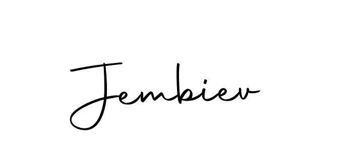 You can use this online signature creator to create a handwritten signature for the name Jembiev. This is the best online autograph maker. Jembiev signature style 10 images and pictures png