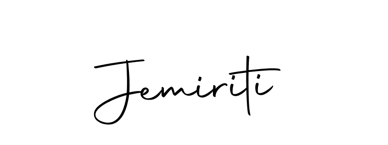 Also we have Jemiriti name is the best signature style. Create professional handwritten signature collection using Autography-DOLnW autograph style. Jemiriti signature style 10 images and pictures png