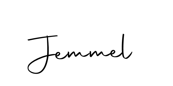 Make a beautiful signature design for name Jemmel. With this signature (Autography-DOLnW) style, you can create a handwritten signature for free. Jemmel signature style 10 images and pictures png
