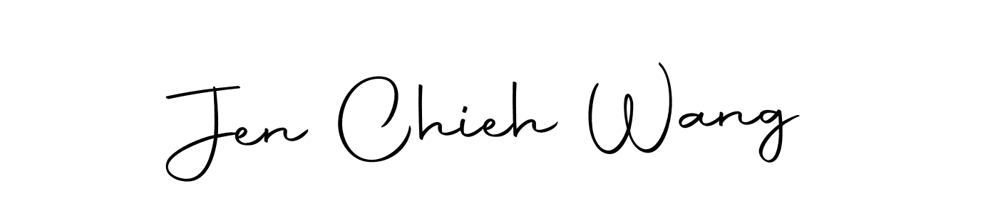 Make a short Jen Chieh Wang signature style. Manage your documents anywhere anytime using Autography-DOLnW. Create and add eSignatures, submit forms, share and send files easily. Jen Chieh Wang signature style 10 images and pictures png