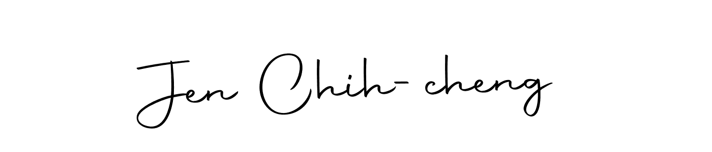 Create a beautiful signature design for name Jen Chih-cheng. With this signature (Autography-DOLnW) fonts, you can make a handwritten signature for free. Jen Chih-cheng signature style 10 images and pictures png