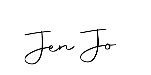 Make a beautiful signature design for name Jen Jo. With this signature (Autography-DOLnW) style, you can create a handwritten signature for free. Jen Jo signature style 10 images and pictures png