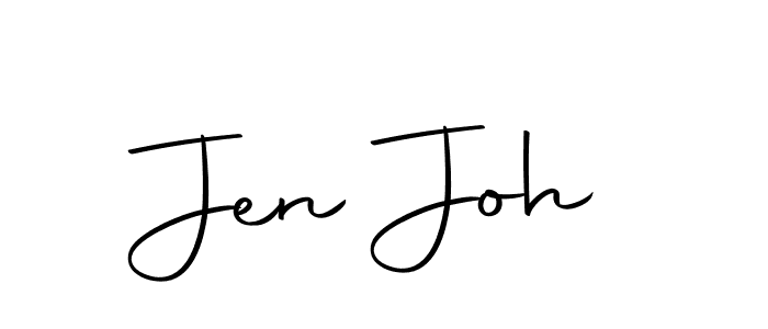 Create a beautiful signature design for name Jen Joh. With this signature (Autography-DOLnW) fonts, you can make a handwritten signature for free. Jen Joh signature style 10 images and pictures png