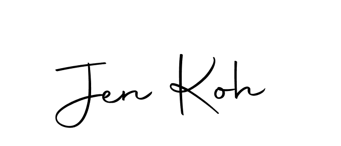 Also we have Jen Koh name is the best signature style. Create professional handwritten signature collection using Autography-DOLnW autograph style. Jen Koh signature style 10 images and pictures png
