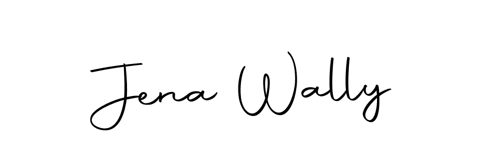 How to make Jena Wally signature? Autography-DOLnW is a professional autograph style. Create handwritten signature for Jena Wally name. Jena Wally signature style 10 images and pictures png