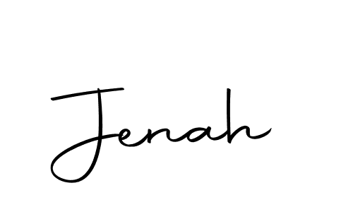 Create a beautiful signature design for name Jenah. With this signature (Autography-DOLnW) fonts, you can make a handwritten signature for free. Jenah signature style 10 images and pictures png
