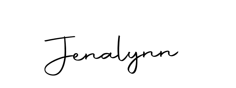 Design your own signature with our free online signature maker. With this signature software, you can create a handwritten (Autography-DOLnW) signature for name Jenalynn. Jenalynn signature style 10 images and pictures png