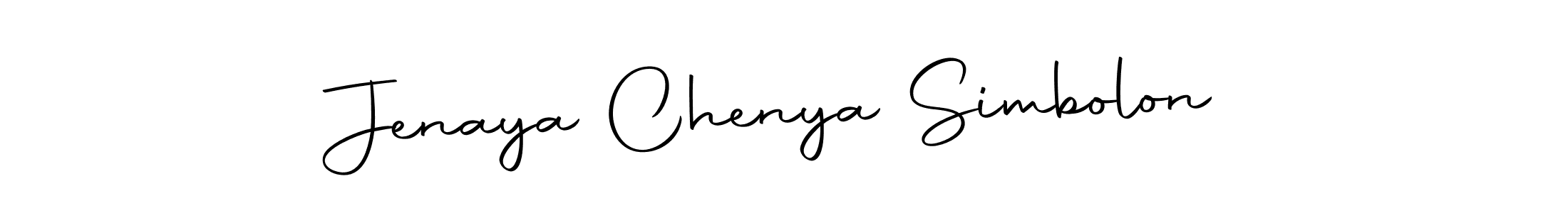 Make a beautiful signature design for name Jenaya Chenya Simbolon. With this signature (Autography-DOLnW) style, you can create a handwritten signature for free. Jenaya Chenya Simbolon signature style 10 images and pictures png