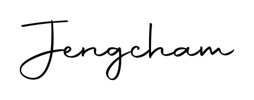 A stylish, flowing autograph style designed for name Jengcham using Autography-DOLnW typography. Perfect for digital creative projects. Jengcham signature style 10 images and pictures png