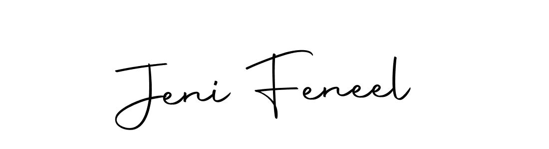 How to make Jeni Feneel signature? Autography-DOLnW is a professional autograph style. Create handwritten signature for Jeni Feneel name. Jeni Feneel signature style 10 images and pictures png