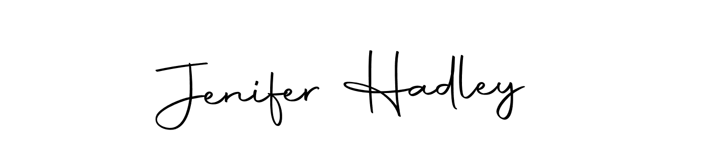 You can use this online signature creator to create a handwritten signature for the name Jenifer Hadley. This is the best online autograph maker. Jenifer Hadley signature style 10 images and pictures png
