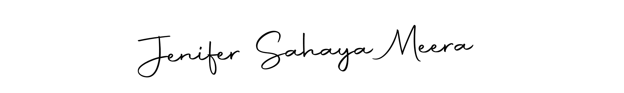 Jenifer Sahaya Meera stylish signature style. Best Handwritten Sign (Autography-DOLnW) for my name. Handwritten Signature Collection Ideas for my name Jenifer Sahaya Meera. Jenifer Sahaya Meera signature style 10 images and pictures png