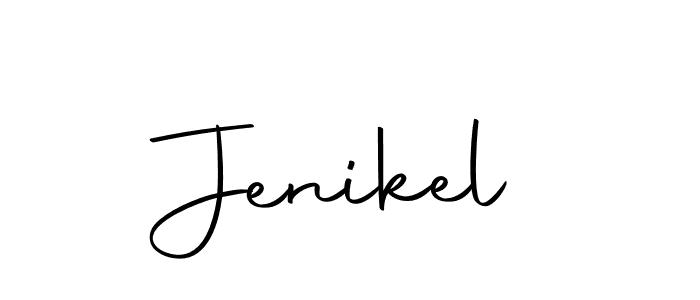 Similarly Autography-DOLnW is the best handwritten signature design. Signature creator online .You can use it as an online autograph creator for name Jenikel. Jenikel signature style 10 images and pictures png