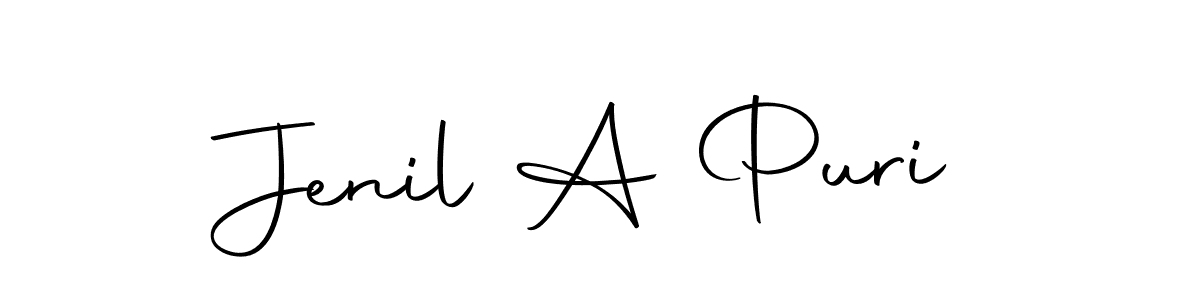Make a short Jenil A Puri signature style. Manage your documents anywhere anytime using Autography-DOLnW. Create and add eSignatures, submit forms, share and send files easily. Jenil A Puri signature style 10 images and pictures png