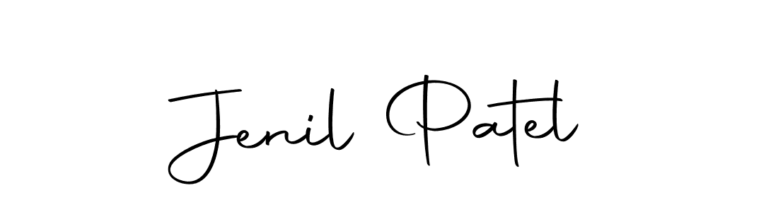 Make a beautiful signature design for name Jenil Patel. With this signature (Autography-DOLnW) style, you can create a handwritten signature for free. Jenil Patel signature style 10 images and pictures png