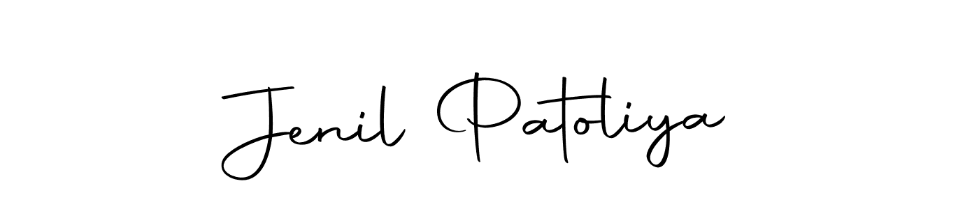 Make a beautiful signature design for name Jenil Patoliya. With this signature (Autography-DOLnW) style, you can create a handwritten signature for free. Jenil Patoliya signature style 10 images and pictures png