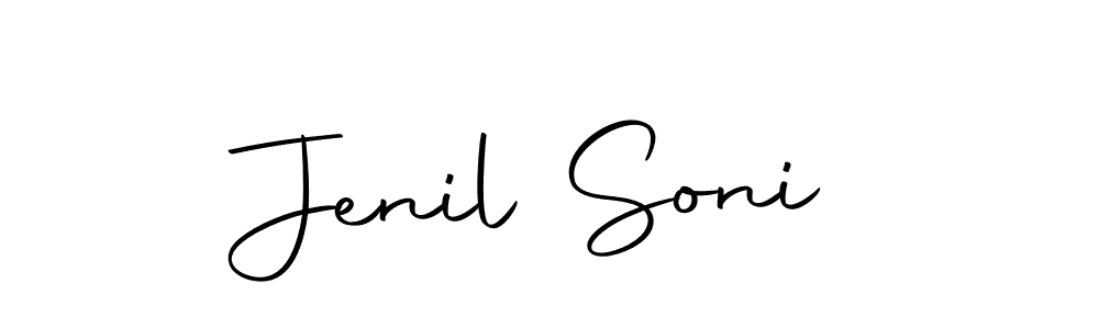 How to make Jenil Soni signature? Autography-DOLnW is a professional autograph style. Create handwritten signature for Jenil Soni name. Jenil Soni signature style 10 images and pictures png